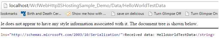 running on IIS server